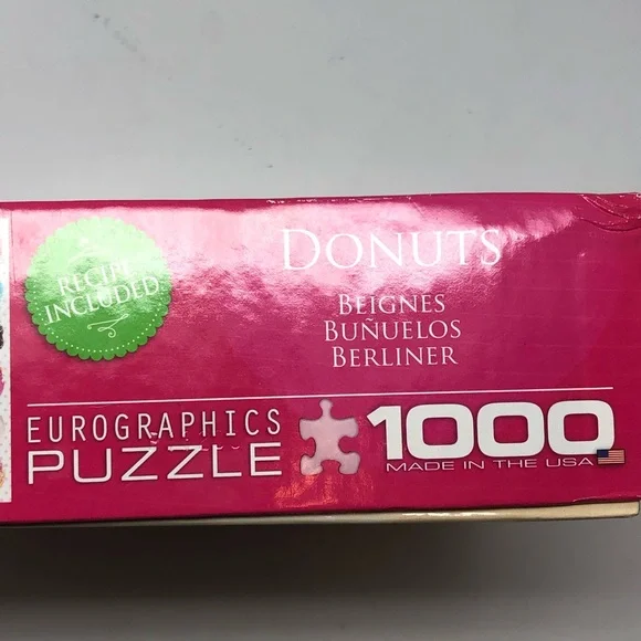 Eurographics Donut Puzzle 1000 Piece - Picture 4 of 6